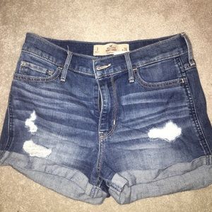 Hollister High Rise Jean Shorts